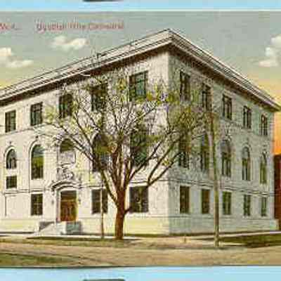 Postcard: Scottish Rite Cathedral, Clinton, Iowa