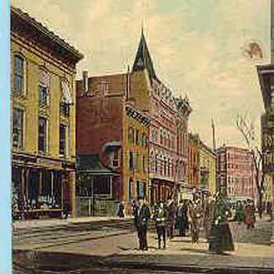 Postcard: Masonic Temple, Troy, New York. Postmarked September 12, 1908