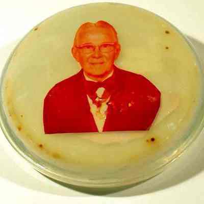 Paperweight: Frank W. Nicholas, dated 1935