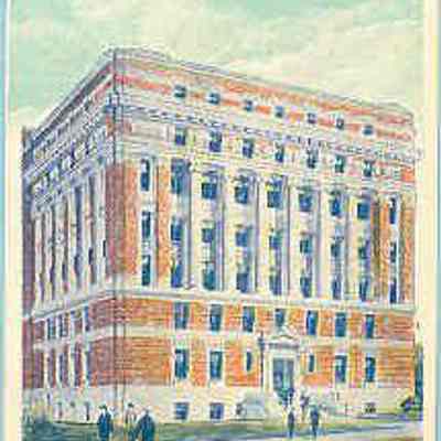 Postcard: Masonic Temple, Grand Rapids, Michigan