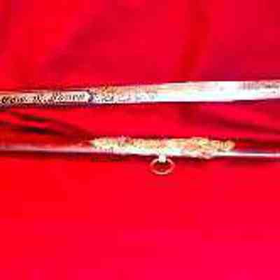 Sword: Commandary sword from the Harding Class, dated 1921