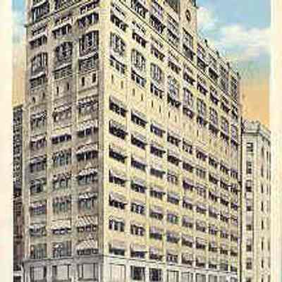 Postcard: Shrine Temple, Memphis, Tennessee. Postmarked October 21, 1927