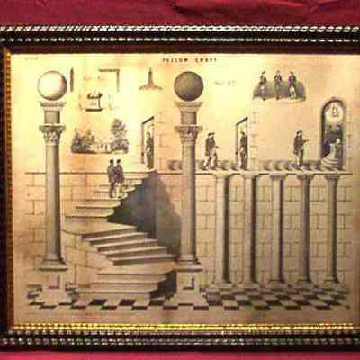 Chart: Lecture chart Fellowcraft Degree