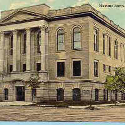 Postcard: Masonic Temple, Superior, Wisconsin