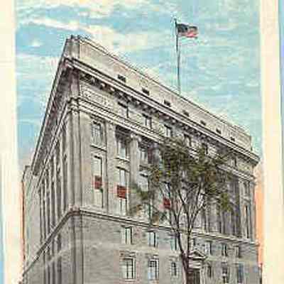 Postcard: Masonic Temple, Grand Rapids, Michigan. From a collection of photos of Masonic Temples, collector unknown