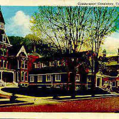Postcard: Coudersport Consistory, Coudersport, Pennsylvania