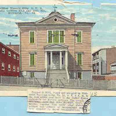 Postcard: Masonic Temple, Richmond, Virginia