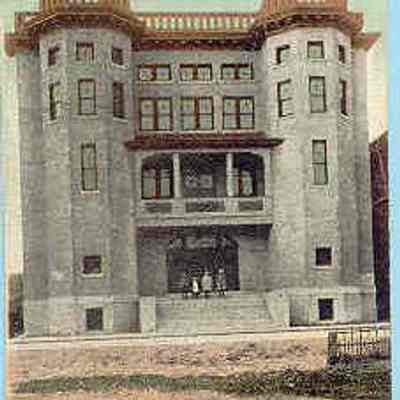 Postcard: Masonic Temple, Hammond, Indiana. From a collection of photos of Masonic Temples, collector unknown