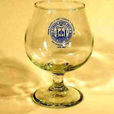 Glass: Grand Lodge of Ohio presented to Charles Brigham, Jr., dated 1979-1980