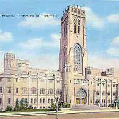 Postcard: Scottish Rite Cathedral, Indianapolis, Indiana. Postmarked August 18, 1939