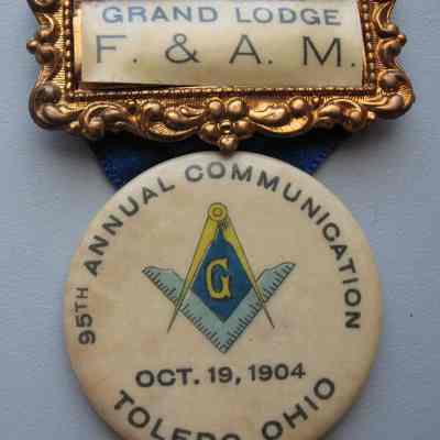 Jewel from the 95th Annual Communication of the Grand Lodge of Ohio