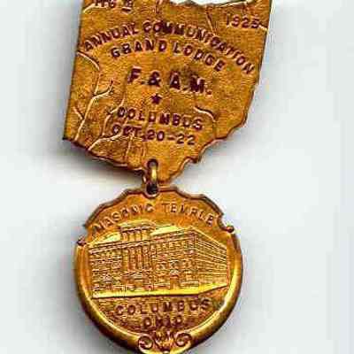 Jewel from the 116th Annual Communication Grand Lodge of Ohio