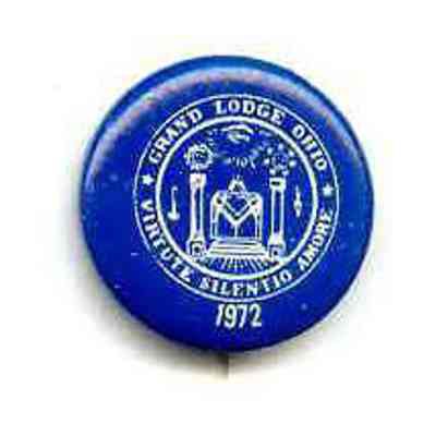 Badge: Annual Communication of the Grand Lodge of Ohio dated 1972