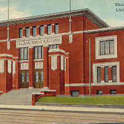 Postcard: Shrine Temple, Little Rock, Arkansas