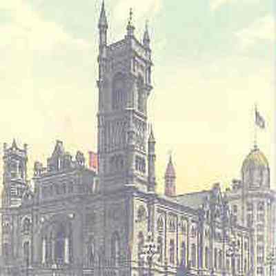 Postcard: Masonic Temple, Philadelphia, Pennsylvania. From a collection of photos of Masonic Temples, collector unknown