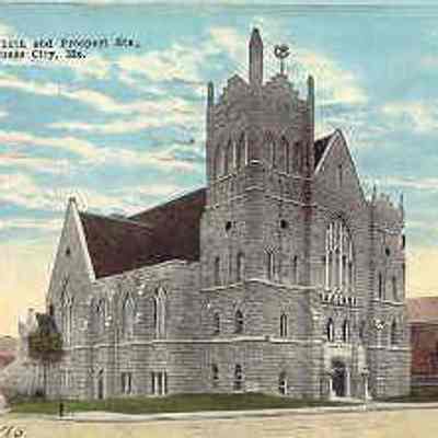 Postcard: Shrine Temple, Kansas City, Missouri. Postmarked October 2, 1927