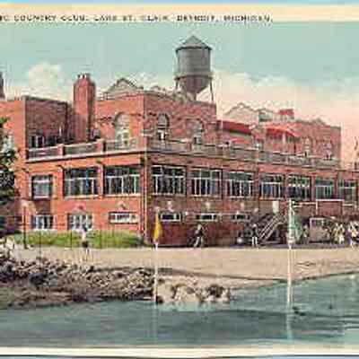 Postcard: Detroit Masonic Country Club, Detroit, Michigan