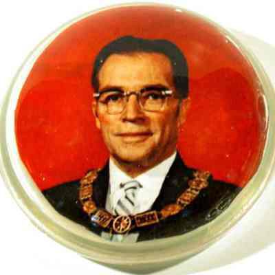 Paperweight: Royal C. Scofield, dated 1969-1970