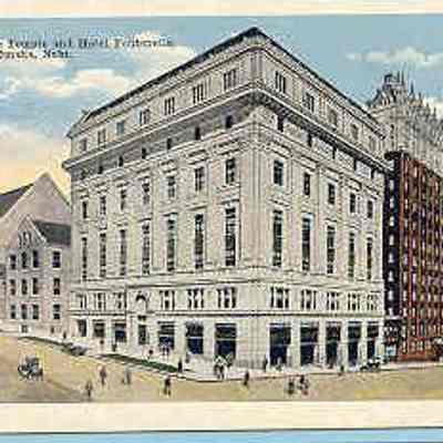 Postcard: Masonic Temple,m Omaha, Nebraska. From a collection of photos of Masonic Temples, collector unknown