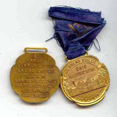 Jewel from the 118th Annual Communication Grand Lodge of Ohio