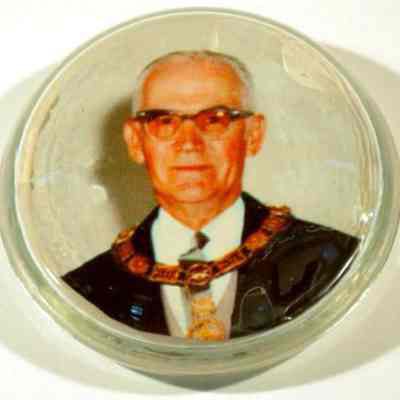 Paperweight: Ben R. Evans, dated 1966-1967