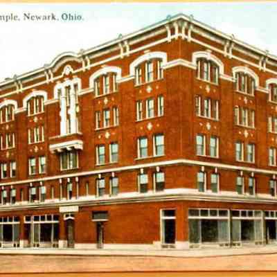 Postcard: Picture postcard Masonic Temple, Newark, Ohio