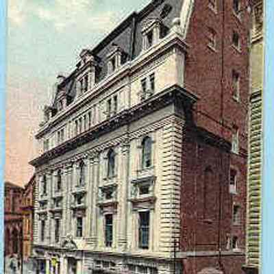 Postcard: Masonic Temple, Baltimore, Maryland. From a collection of photos of Masonic Temples, collector unknown
