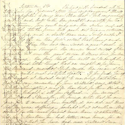 Letter from Mary (Molly) Hamilton to Alexander Hamilton III