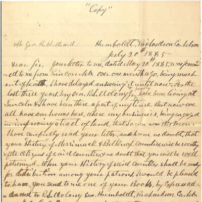 LETTER TO GEORGE B. [HILLARD] FROM RICHARD S. MALONEY