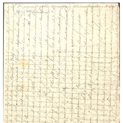 LETTER TO EMMA NICHOLAS (MALONEY) FROM ELIZA STORRS