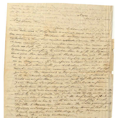 Letter from James Alexander Hamilton to Alexander Hamilton, Jr.