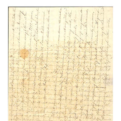 LETTER TO EMMA NICHOLAS (MALONEY) FROM ELIZA STORRS