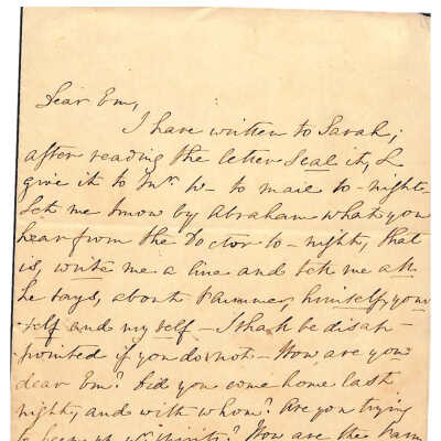 LETTER TO EMMA NICHOLAS MALONEY FROM ANNE HOFFMAN NICHOLAS