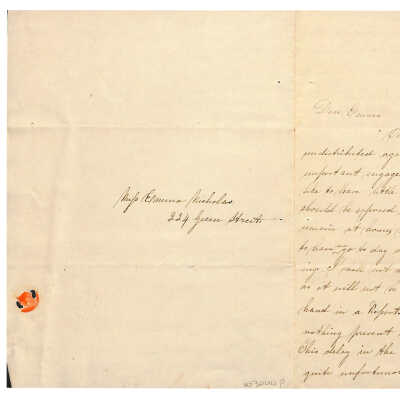 LETTER TO EMMA NICHOLAS (MALONEY) FROM MARY ELLA