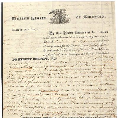 LETTER TO ANNE HOFFMAN FROM CHARLES FENNO HOFFMAN