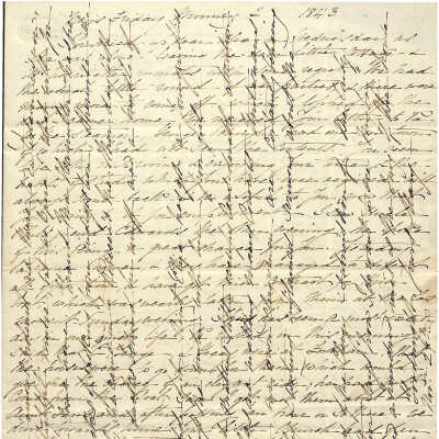 Letter from Mary (Molly) Hamilton to Alexander Hamilton III