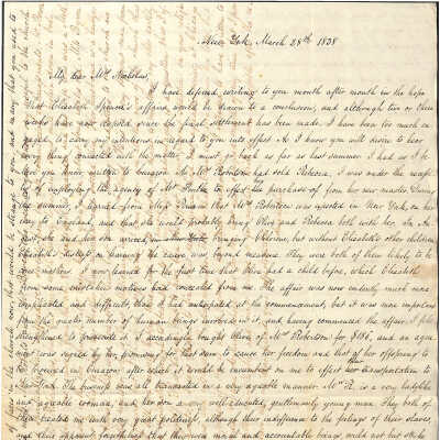 LETTER TO ANNE HOFFMAN FROM ANICARTHA MILLER