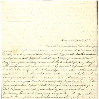 LETTER TO EMMA NICHOLAS (MALONEY) FROM ELIZA STORRS