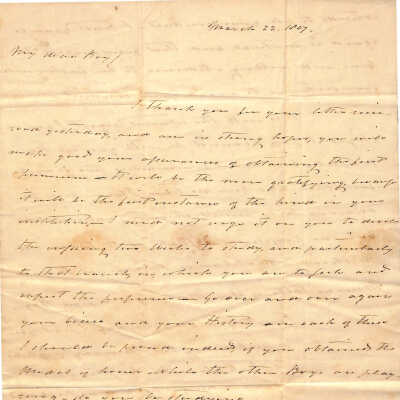 LETTER TO OGDEN HOFFMAN FROM