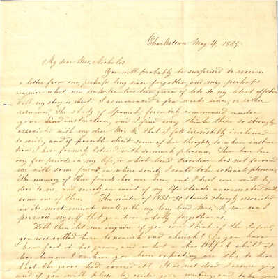 LETTER TO ANNE HOFFMAN FROM R. R. KALLOCK