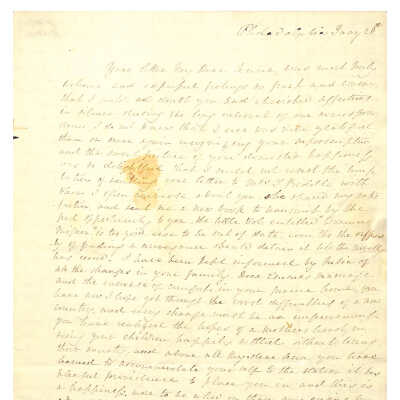 LETTER TO ANNE HOFFMAN FROM BECKY