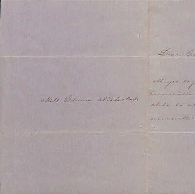 LETTER TO EMMA NICHOLAS (MALONEY) FROM SUSAN MARIA CLARK