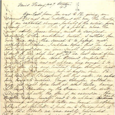 Letter from Mary (Molly) Hamilton to Alexander Hamilton III