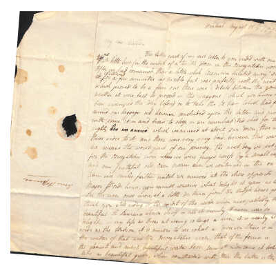 LETTER TO MATILDA HOFFMAN FROM ANNE HOFFMAN