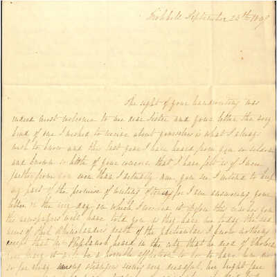 LETTER TO ANNE HOFFMAN NICHOLAS FROM JULIA HOFFMAN
