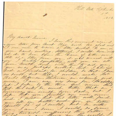 LETTER TO EMMA NICHOLAS MALONEY FROM