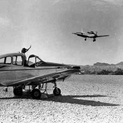 Small planes at Site 6 (now Lake Havasu)