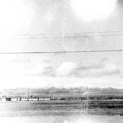 Kingman Army Air Field with Hualapai Mts.