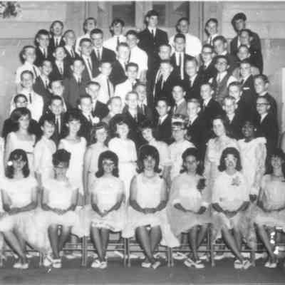 Graduation class, Kingman Junior High