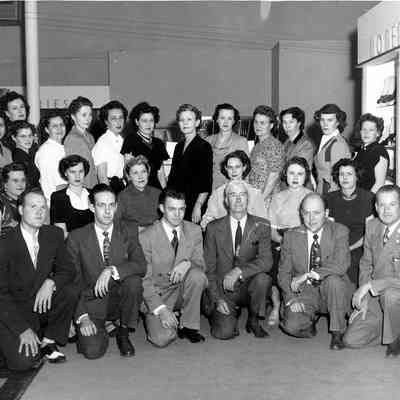 First staff of the new J.C. Penneys Store.